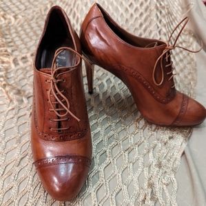 Cole Haan Stiletto Heel Brogue Ankle Boot